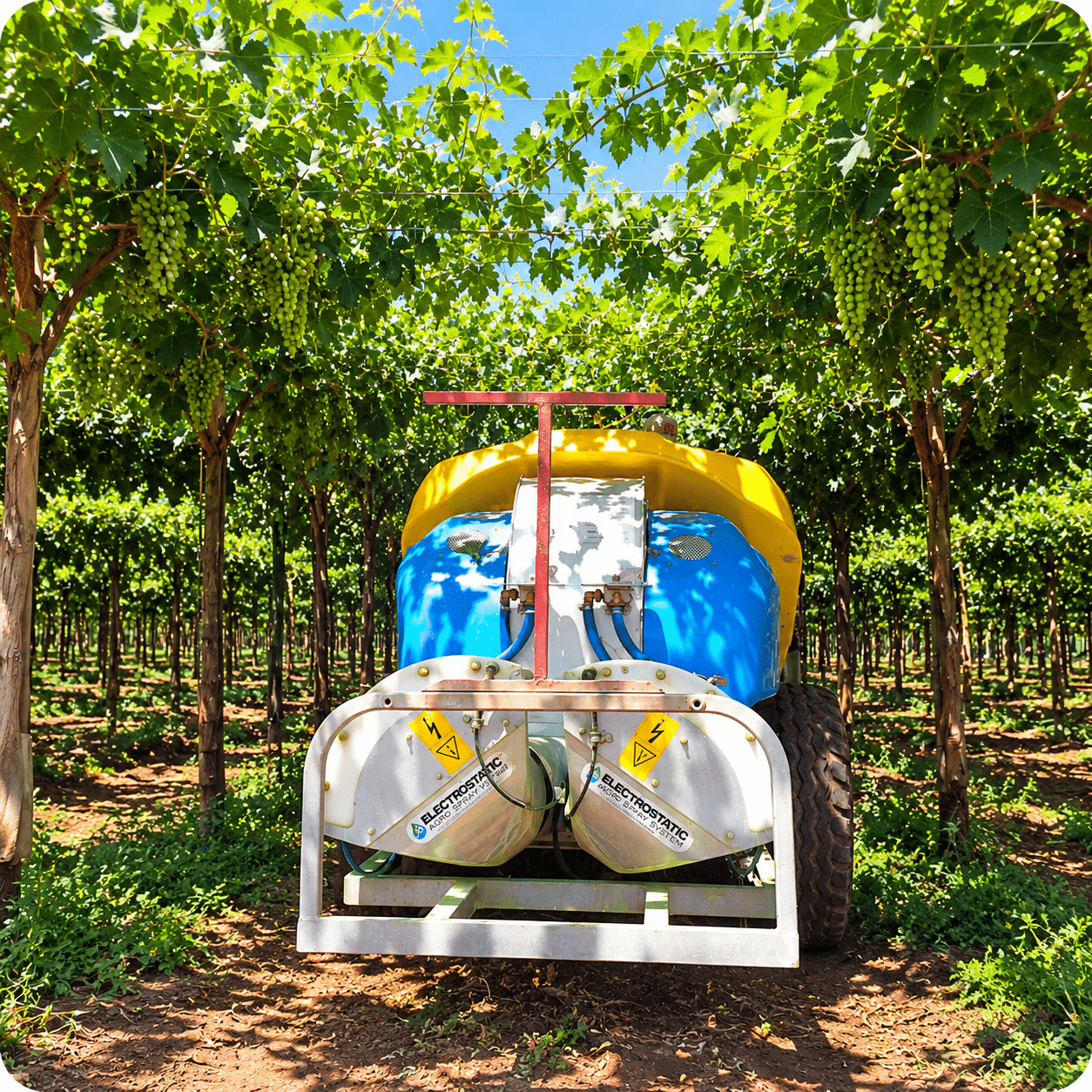 Nebulizador Martignani trabajando en cultivo